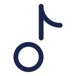Music Note 2 SVG Icon